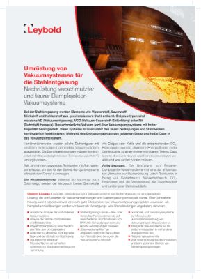 Steel Degassing Revamping